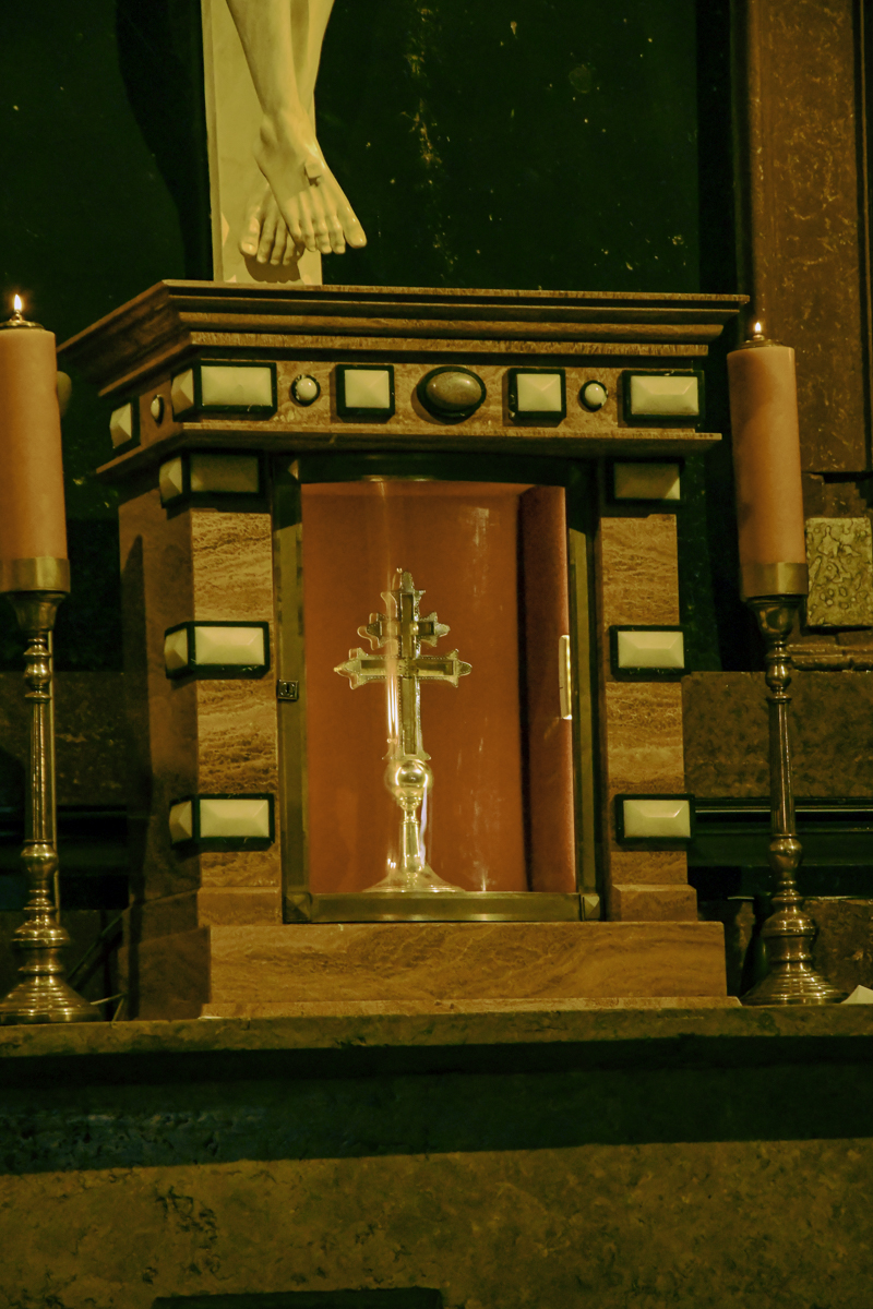 Relikwie Drzewa Krzyża Świętego na Łyśccu.