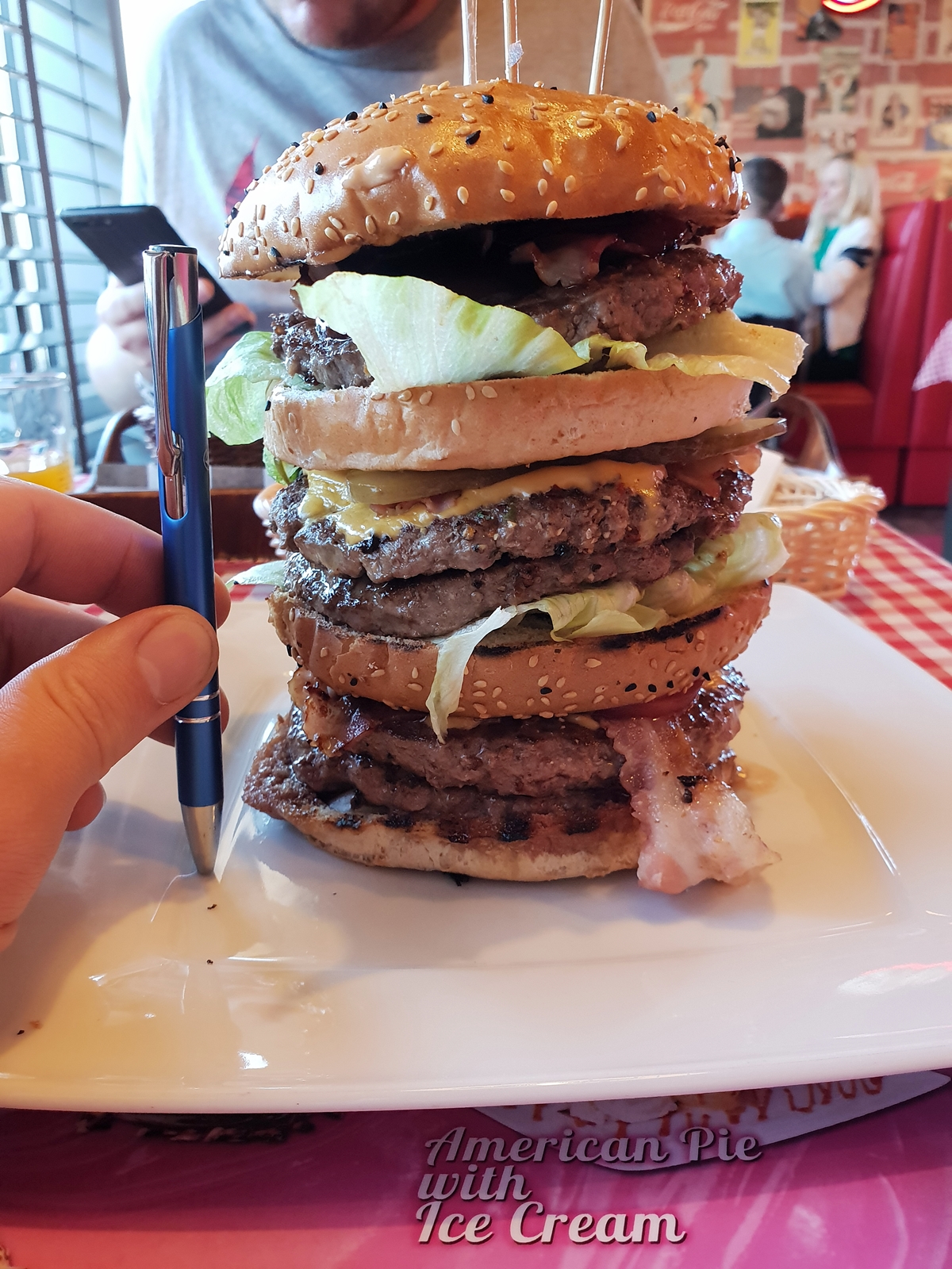 combo tower burger