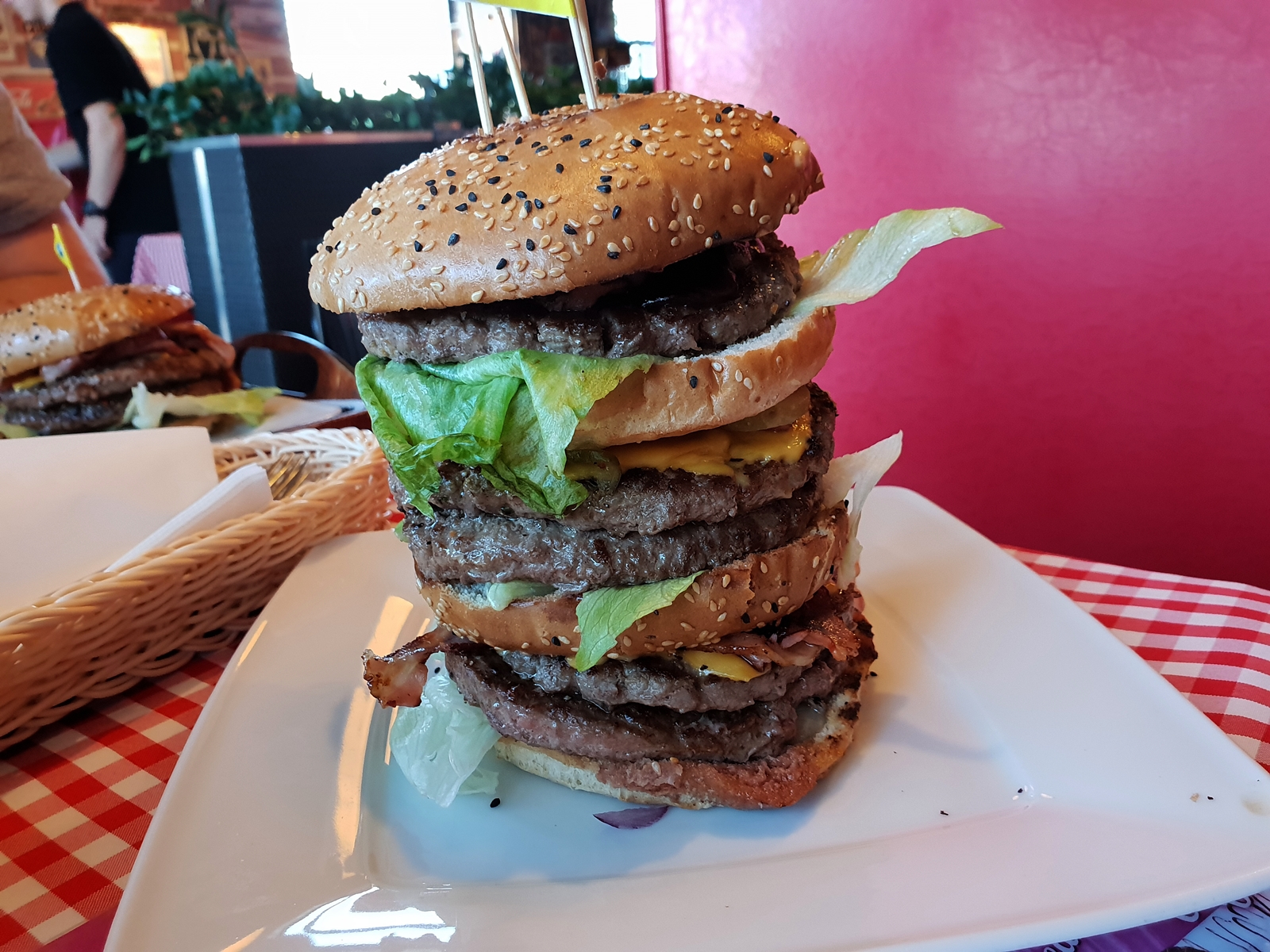 combo tower burger