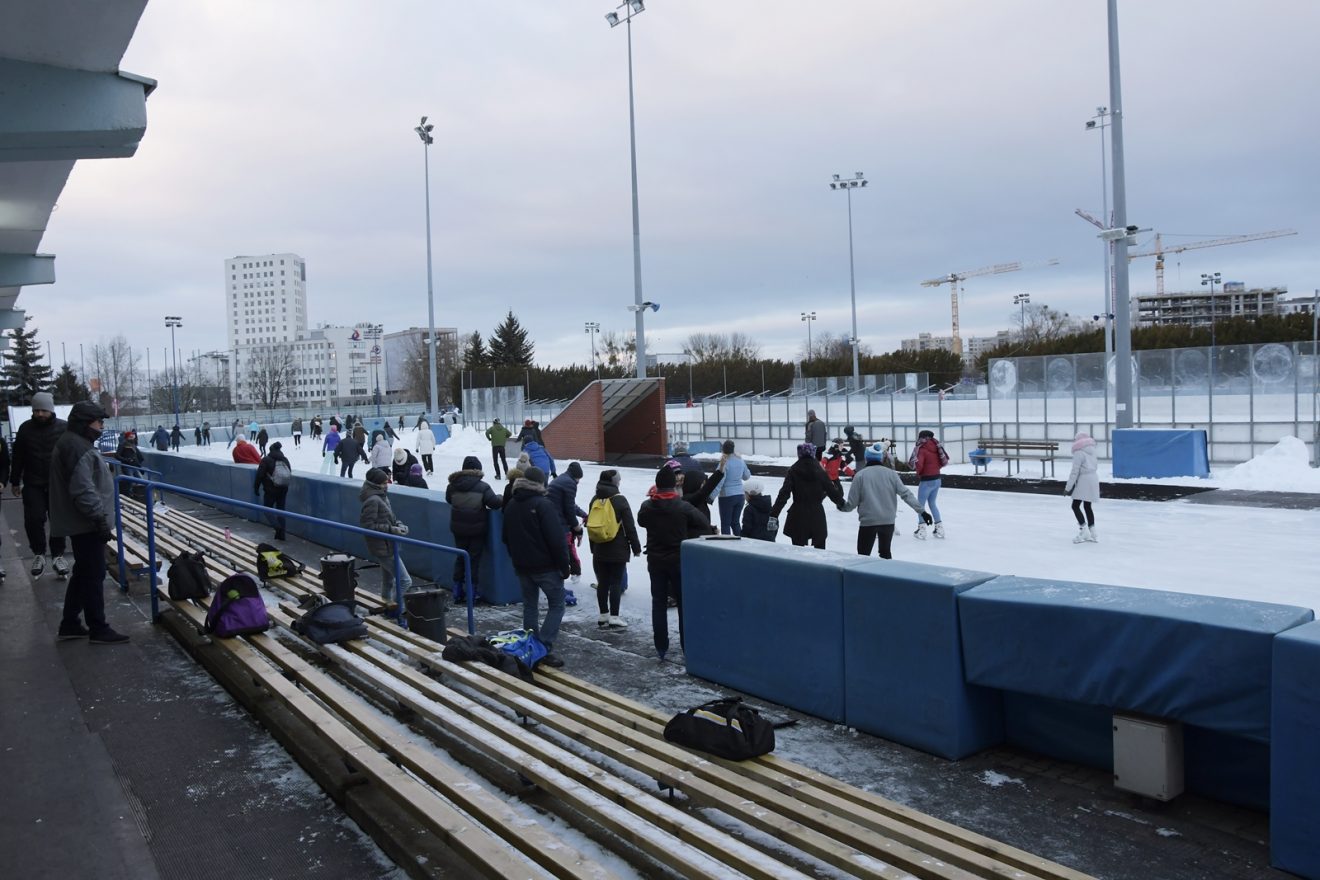 Tor Stegny odwiedziliśmy najdłuższy tor łyżwiarski w Warszawie
