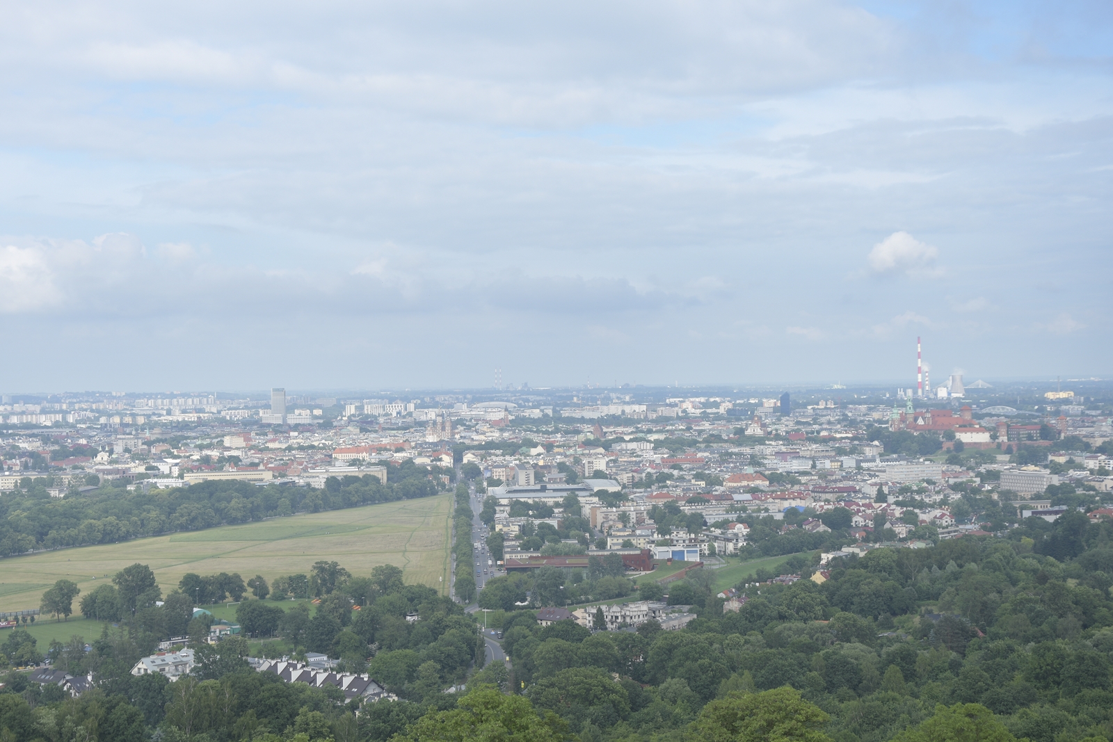 panoramy krakowa