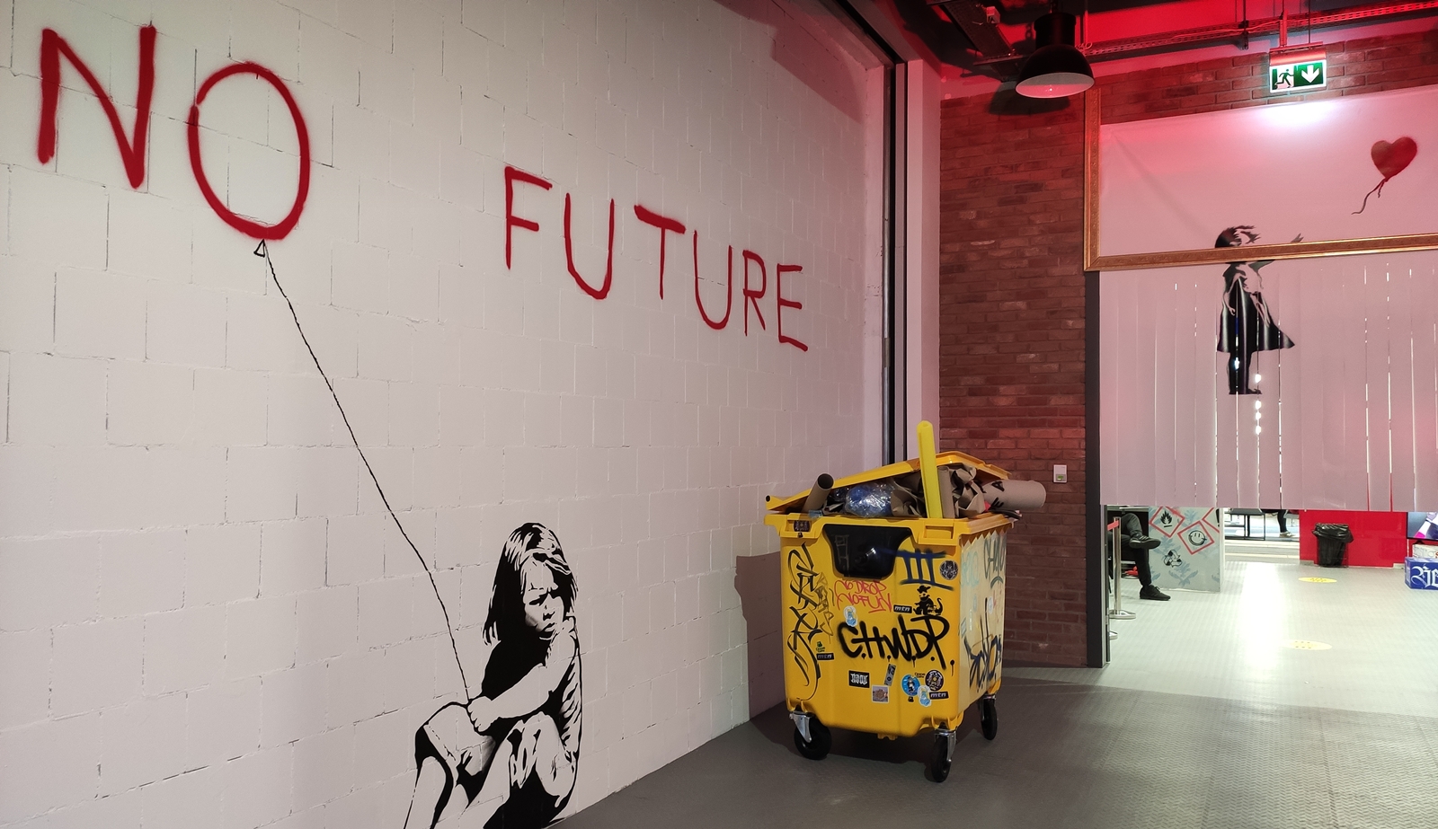 The Art of Banksy Without Limits sztuka uliczna na